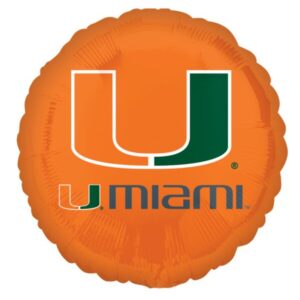 University of Miami 18'' Balloon